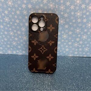 Monogram iPhone 16 pro phone case